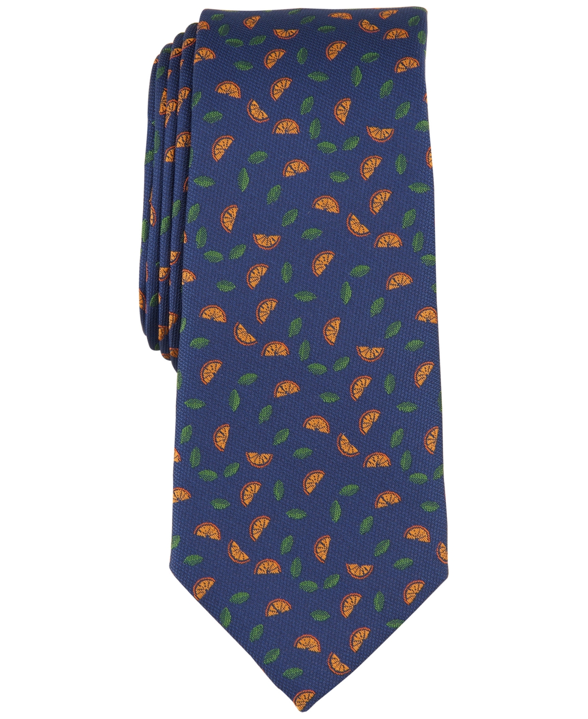 Bar Iii Men's Barfield Orange Slice Tie, Created For Macy's In Blue
