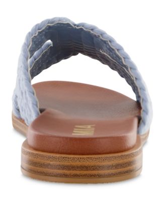 Women's Poet Braided H-Band Flat Slide Sandals