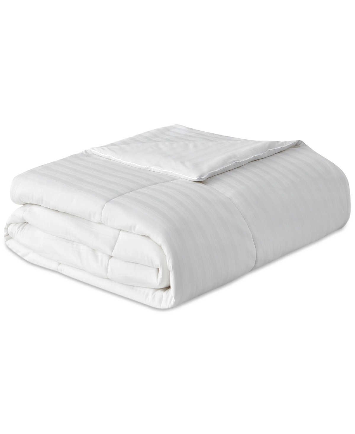 Shop Royal Luxe Cool Touch Down Alternative Comforter, Full/queen, Created For Macy's In White