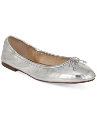 Felicia Leather Cushioned Ballet Flats