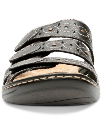 Leisa Cacti Q Triple Strap Slide Sandals