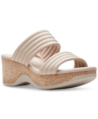 Clarks - Women's Chelseah Path Slide Wedge Sandals