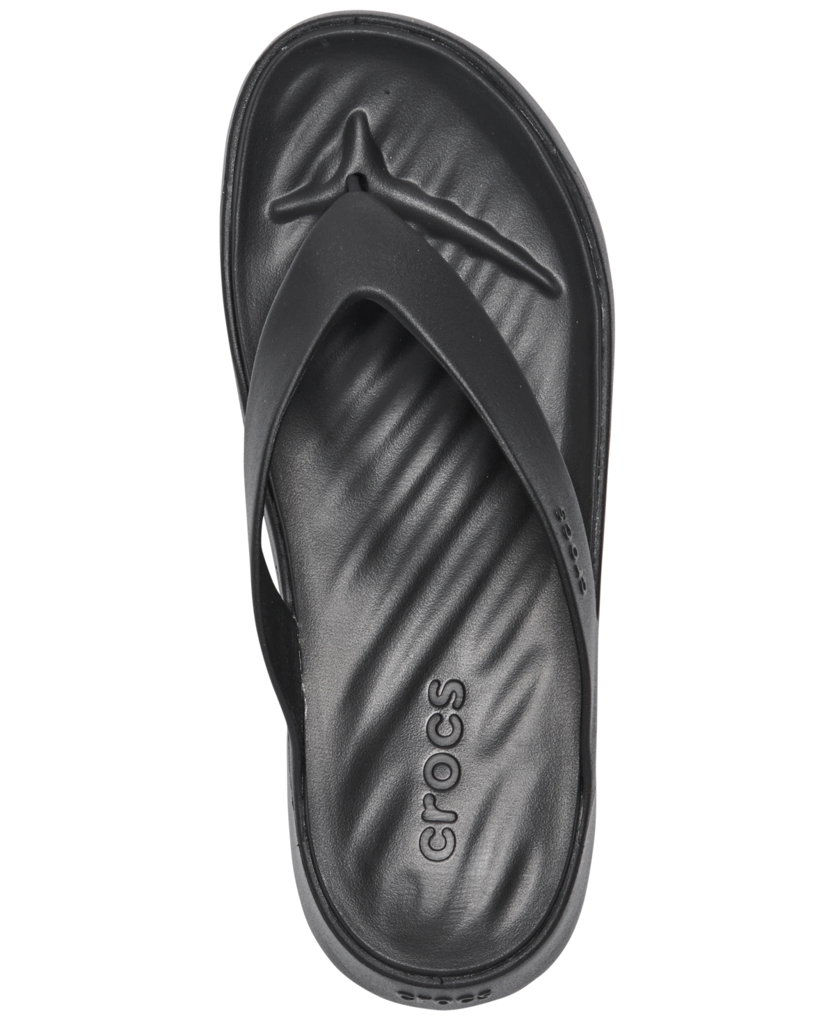 Crocs Getaway Platform Flip Flops In Black