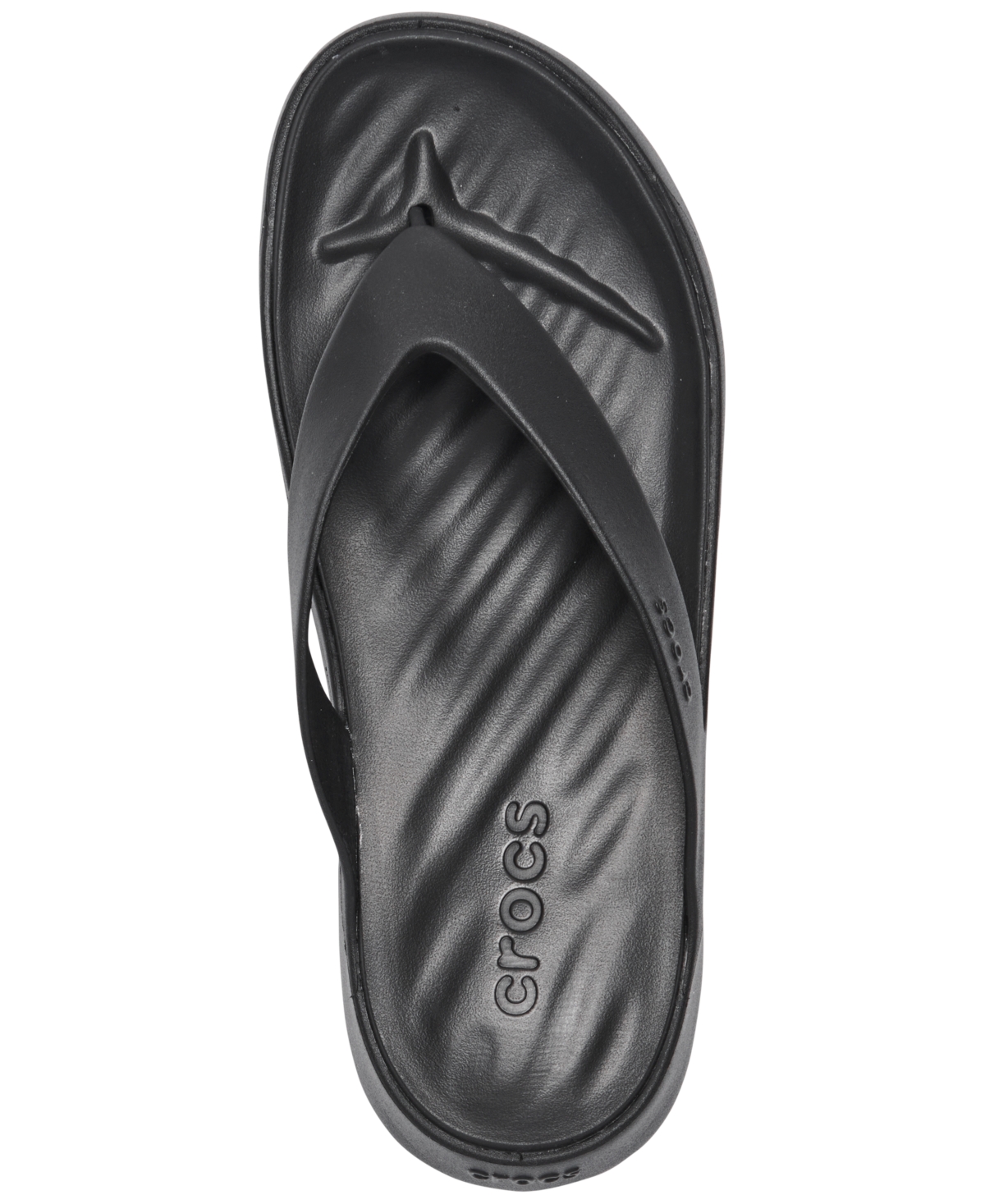 Shop Crocs Women's Getaway Low Casual Flip-flop Sandals From Finish Line In Black