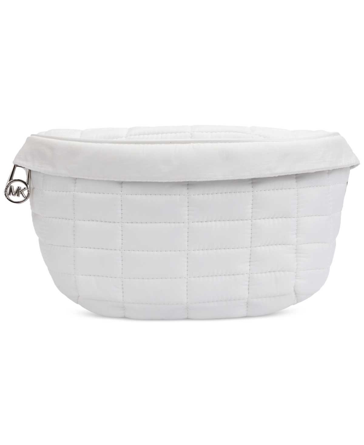Michael Michael Kors Women's Quilted Snap-Buckle Belt Bag - Optic White
