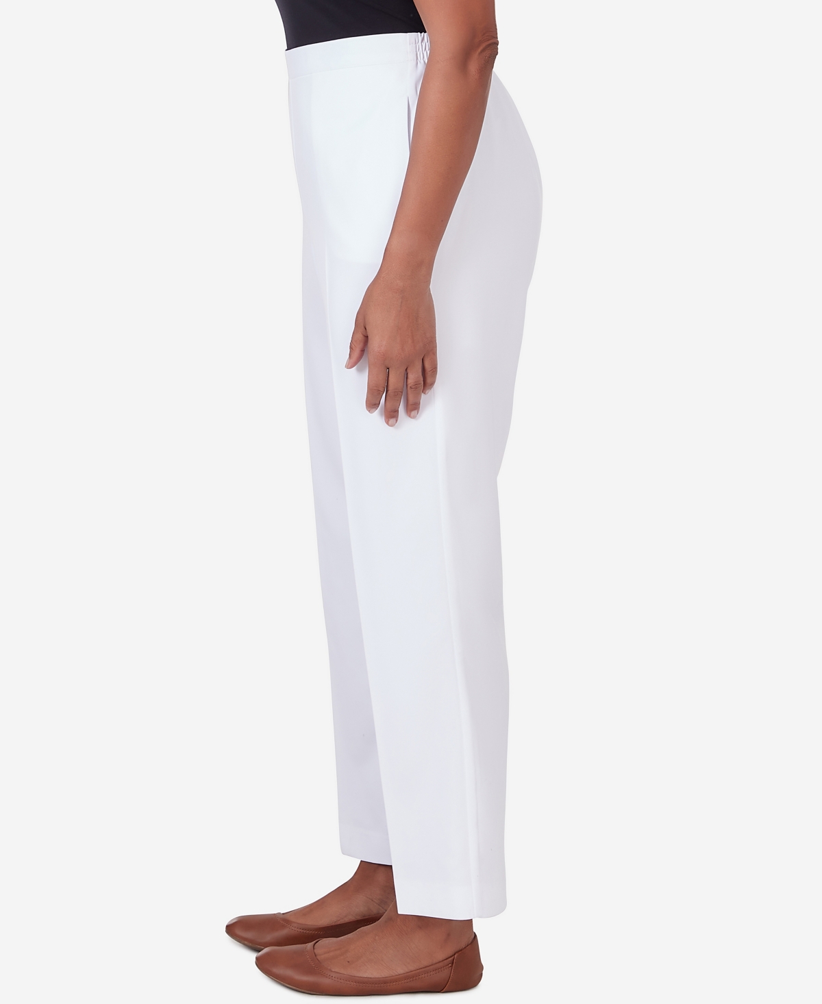 Alfred Dunner Women's Paradise Island Twill Short Length Pants