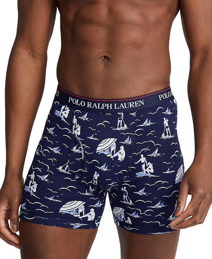 Polo Ralph Lauren Men's 3Pk. Classic Cotton Boxer Briefs Macy's