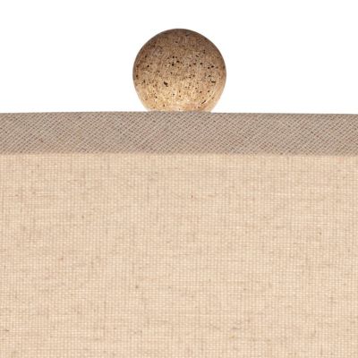 25 1/2" High Farmhouse Rustic Coastal Table Lamps Set of 2 Beige Oatmeal Shade Living Room Bedroom Bedside Nightstand