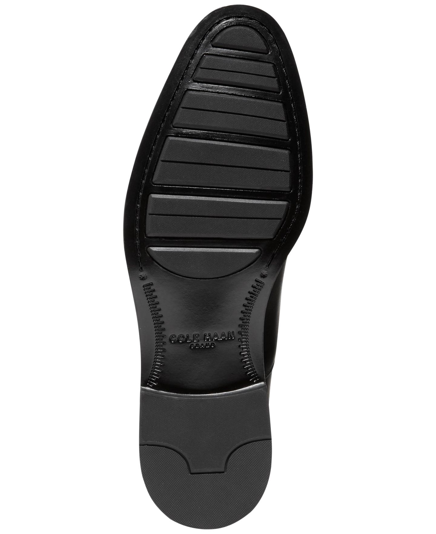 Мужские туфли Cole Haan Hawthorne Lace-Up Cap-Toe Oxford Dress Shoes, цвет: Чёрный — фото 6