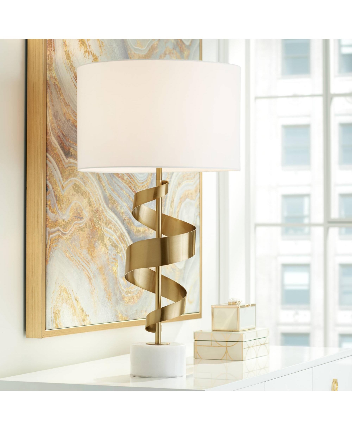 Modern Luxe Table Lamp 30 3/4