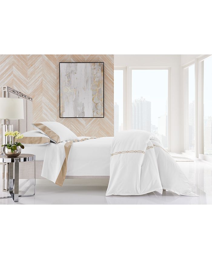 Hotel Collection Italian Percale Sateen Cuff 4Pc. Sheet Set, Queen