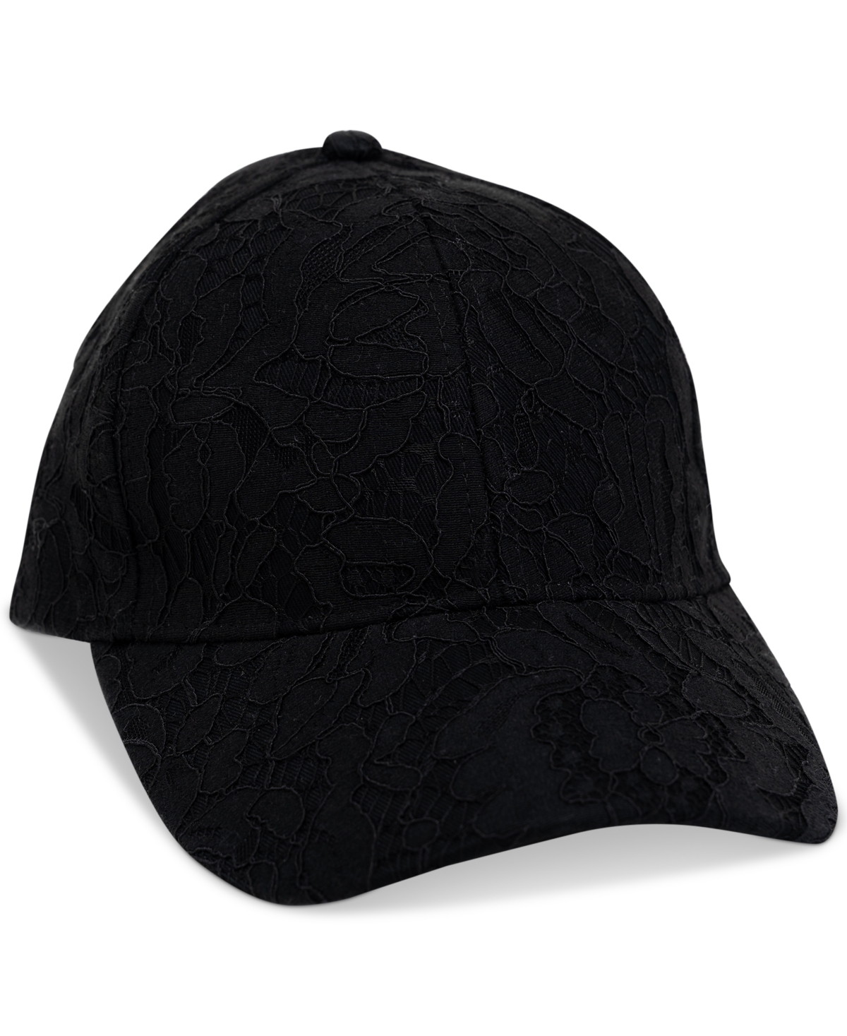 Women's Lace Baseball Cap - Black