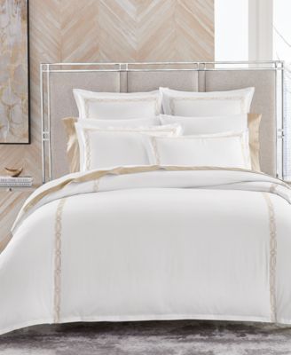 Colorblock Full/Queen Comforter Set - Cozy Recycled Cotton Bedding, 3 Piece, Blue Denim Style, Reversible Design
