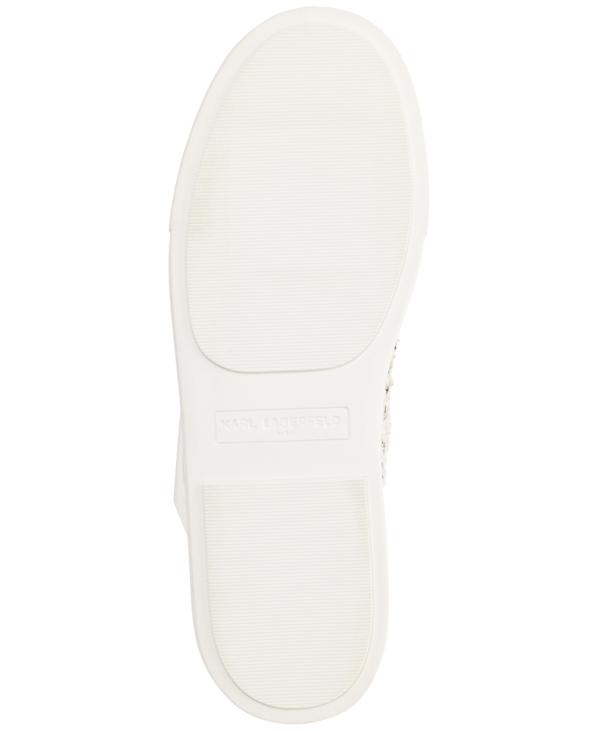 Karl Lagerfeld Cate Pins Lace Up Sneakers In Multi,white