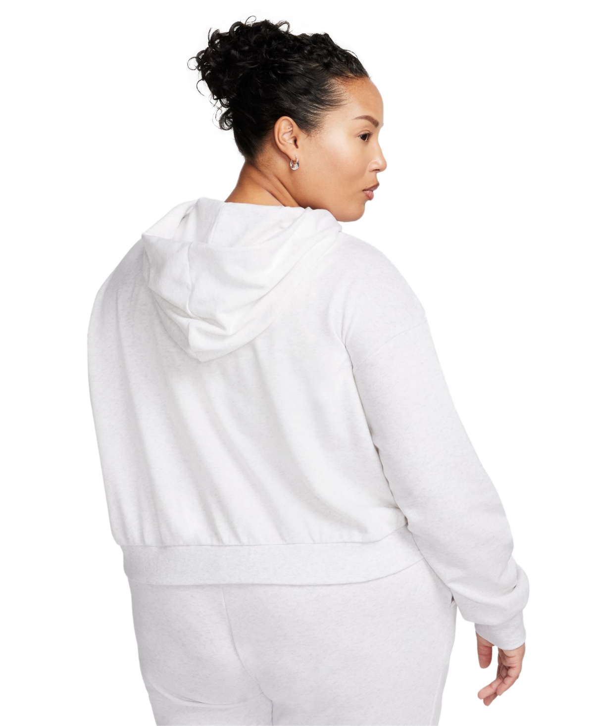 Nike Plus Size Chill Terry Full-Zip French Terry Hoodie -lt Orewood Brn