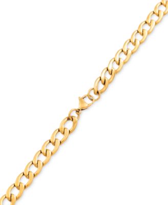 24" Curb Chain Necklace in Stainless Steel
