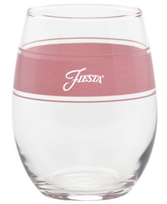 Tropical Frame 15 Ounce Stemless Wine Glass, Set of 4