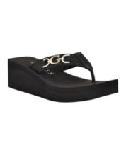 Guess hotsell black wedges
