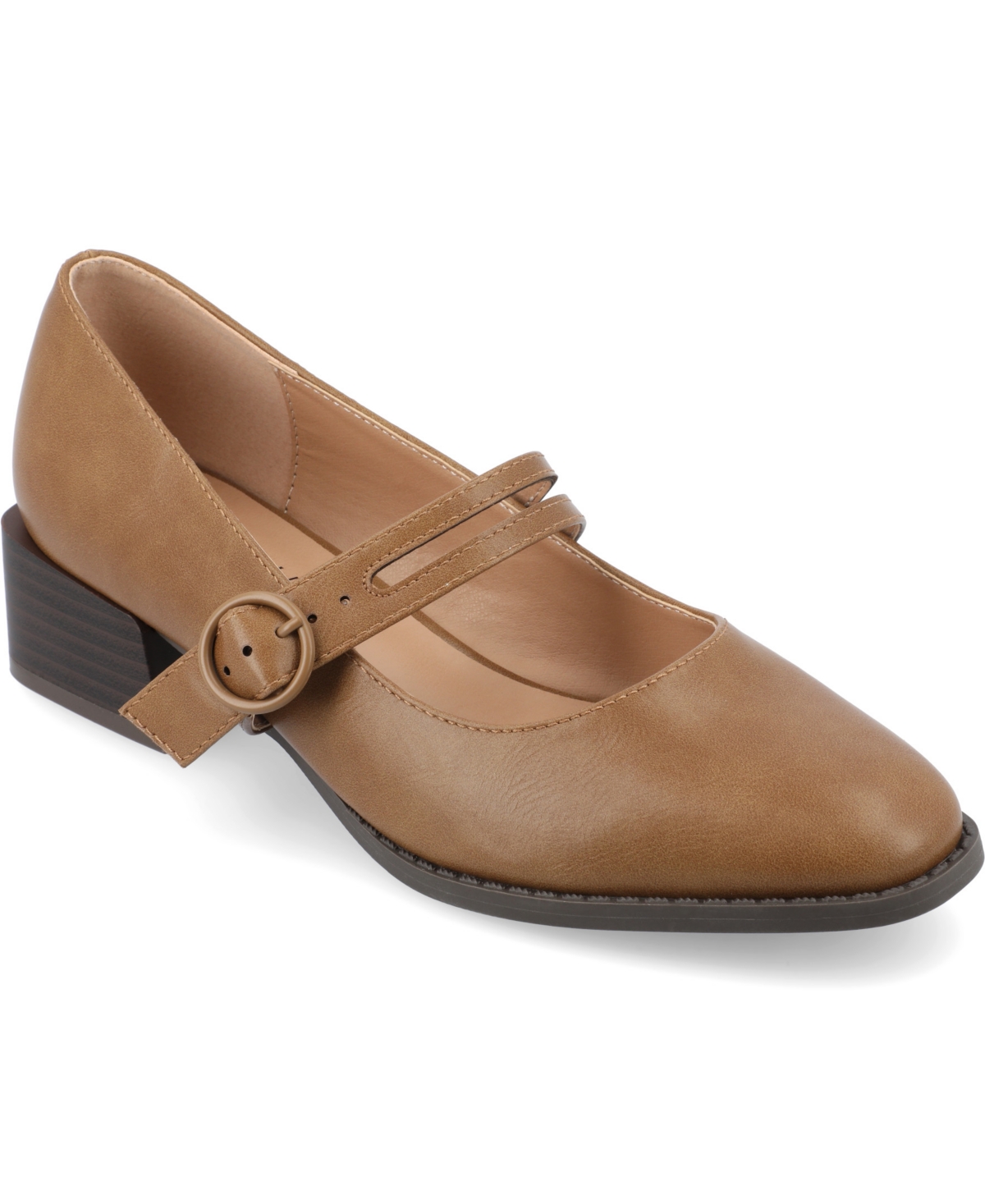 Journee Collection Savvi Mary Jane Pump In Tan