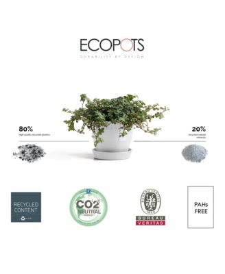 Antwerp Indoor and Outdoor Planter with Saucer, 4.5in