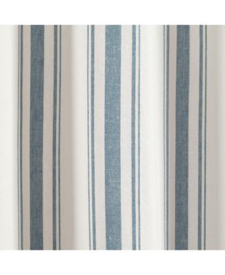 Farmhouse Stripe Yarn Dyed Eco-Friendly Recycled Cotton Window Curtain Panels