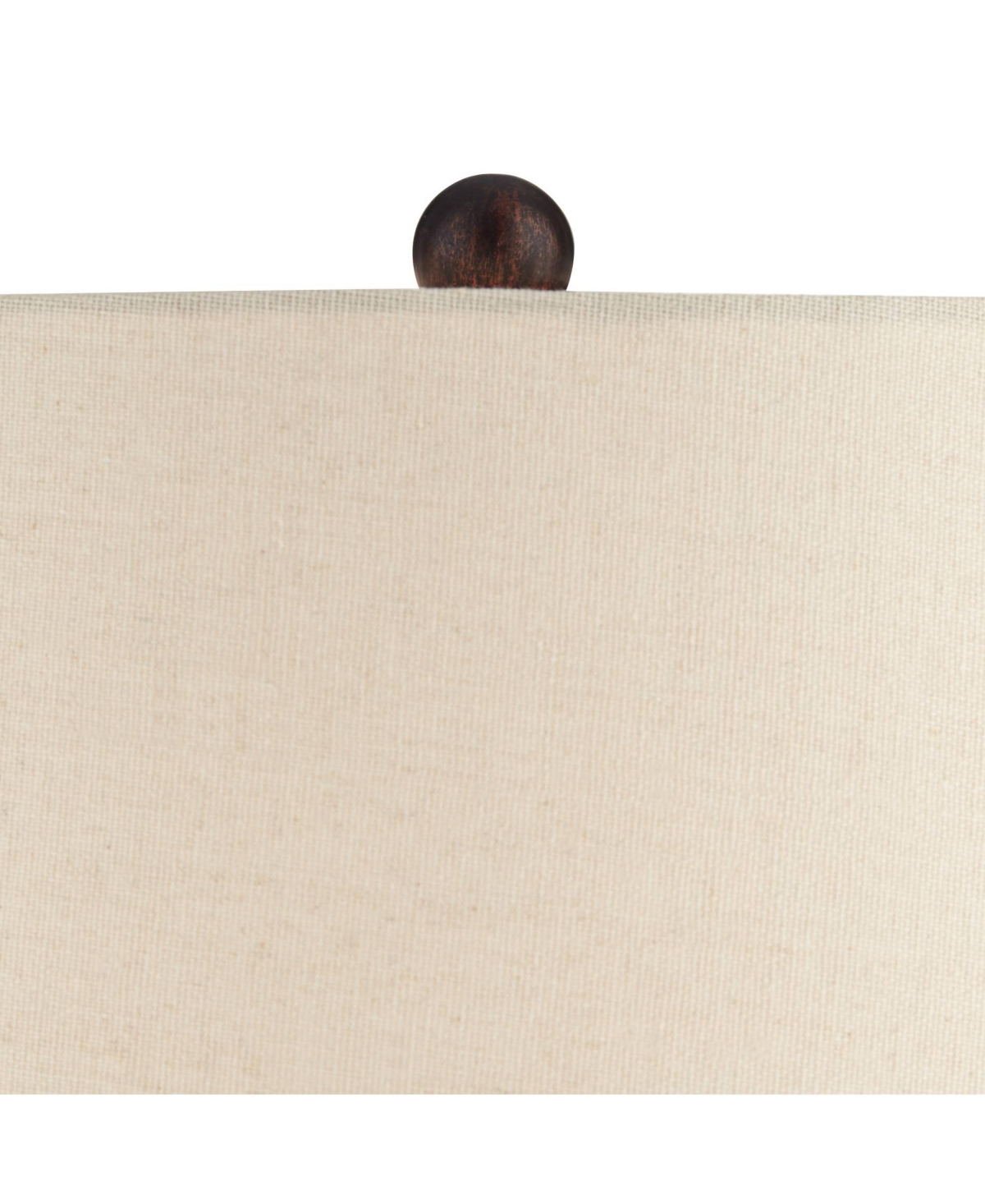 Murphy Rustic Industrial Accent Table Lamp Miner Lantern 23" High Red Bronze Clear Glass Oatmeal Fabric Drum Shade for Living Room Bedroom House Bedsi