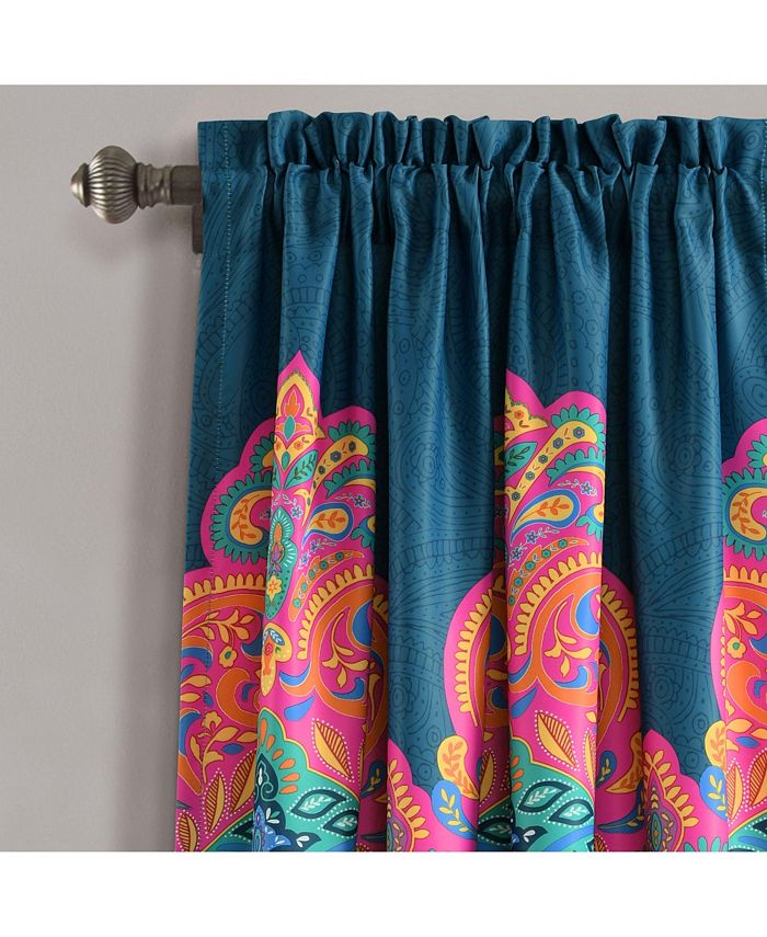 Lush Decor Boho Chic Light Filtering Window Curtain Panels - Macy's
