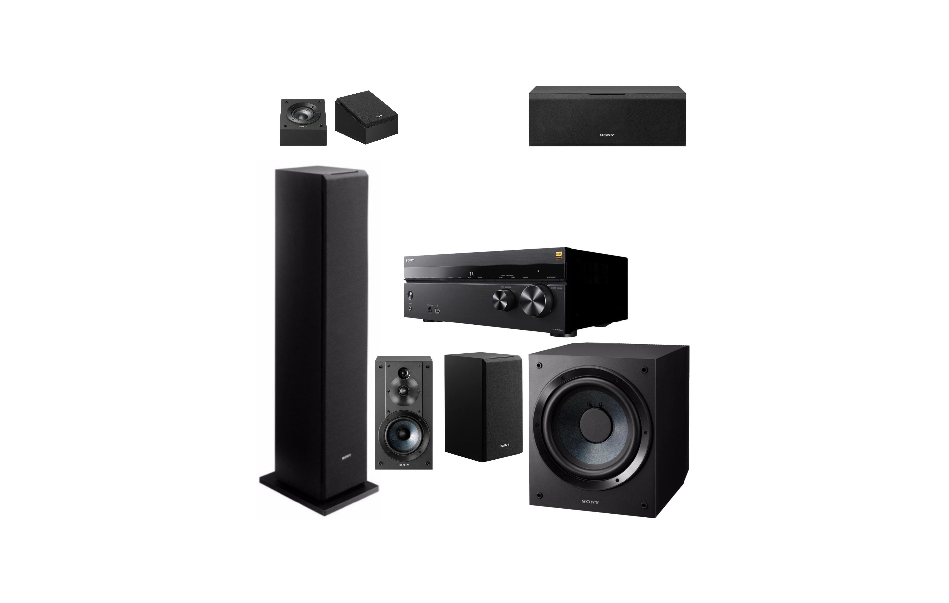 Sony Str-AN1000 7.2 Channel 8K Av Receiver with Sony Speakers Bundle