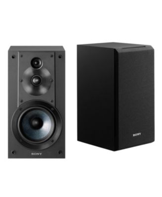 SSCS5 3-Way 3-Driver Bookshelf Speaker System (Black) with Isolation Pads