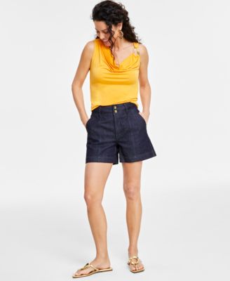 I.N.C. International Concepts - Women's High-Rise Denim Shorts