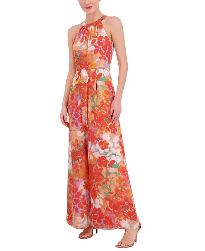 sachin and babi light blue dress Vince Camuto Chiffon Tiered Dress main image 1
