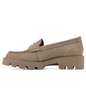 White Mountain Women's Gunner Lug Sole Loafers Macy's