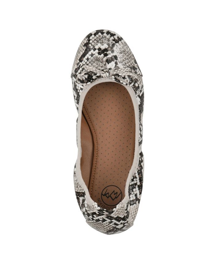 WHITE MOUNTAIN Sunnyside II - Ballerine flessibili da donna, Naturale/ Esprint, 36.5 EU