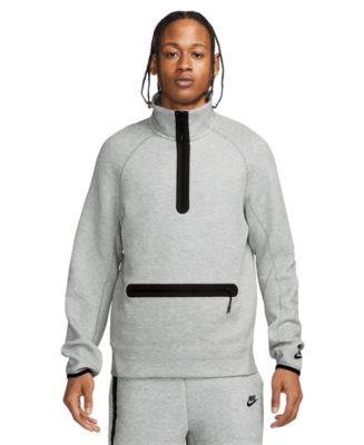 2024 お歳暮【公式】 - 人気ブランド Nike Men's Fleece Tech 1/2-Zip Relaxed-Fit Sportswear トップス
