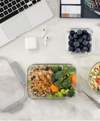 24-piece Fluted Food Storage Container Set with Lids