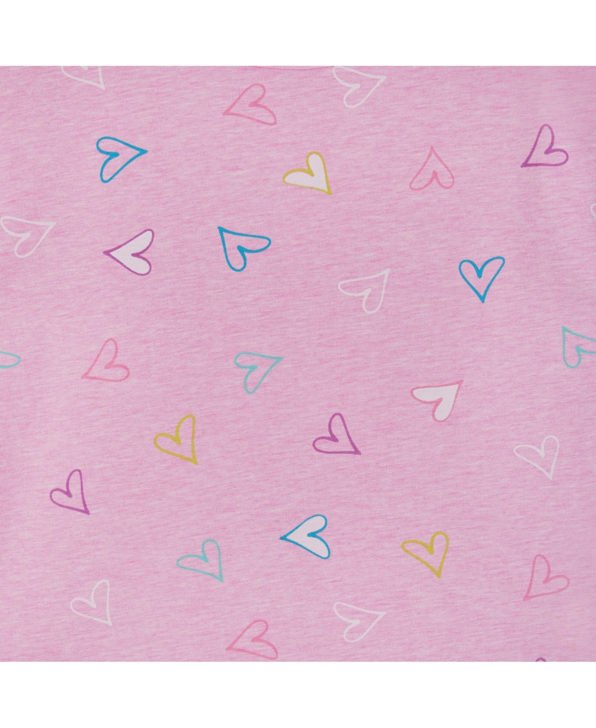 Andy & Evan Toddler Girls Toddler/Child Heart Print Ruffle Sleeve Jersey Tee