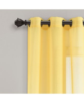 Umbre Fiesta Sheer Window Curtain Panels