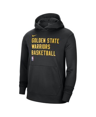 Men's and Women's Black Golden State Warriors 2023/24 Performance Spotlight On-Court Practice Pullover Hoodie