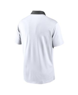 Men's White Las Vegas Raiders Vapor Performance Polo Shirt