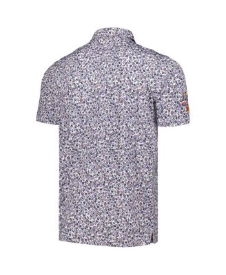 Men's x Arnold Palmer Collection White Arnold Palmer Invitational Mixer Polo Shirt