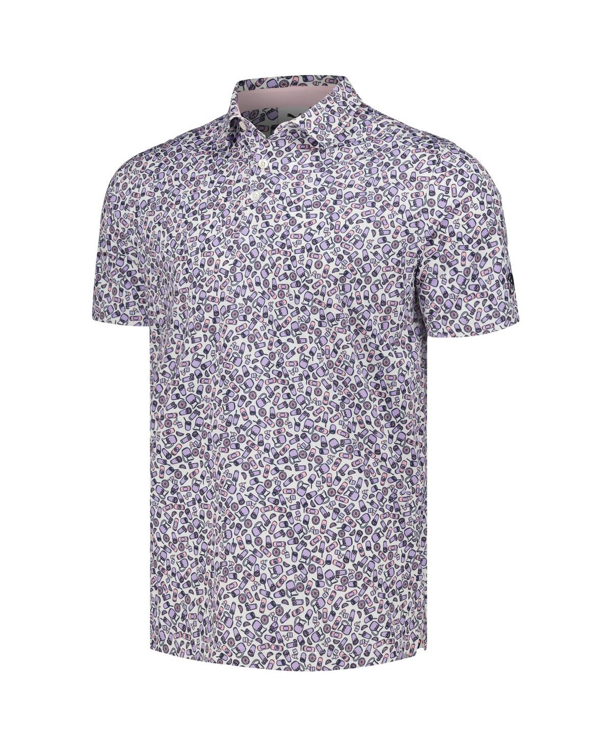 Men's Puma x Arnold Palmer CollectionArnold Palmer Invitational Mixer Polo Shirt - White
