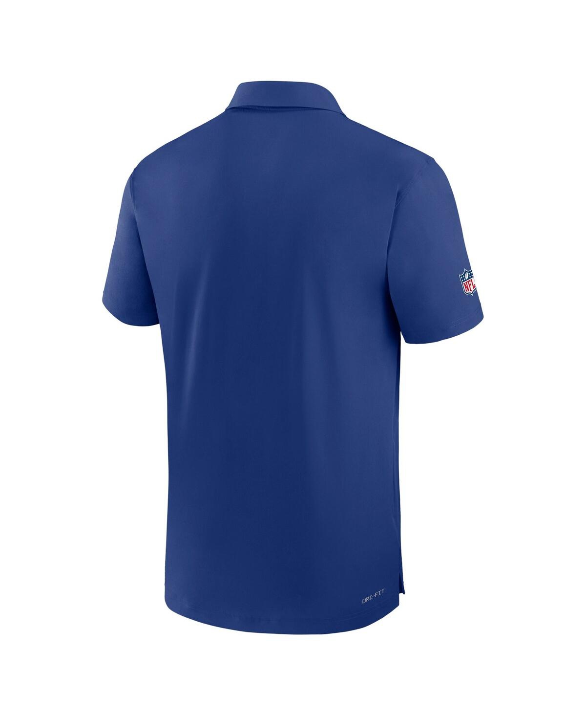 Men's NikeNew York Giants Sideline Coaches Dri-fit Polo Shirt - Royal