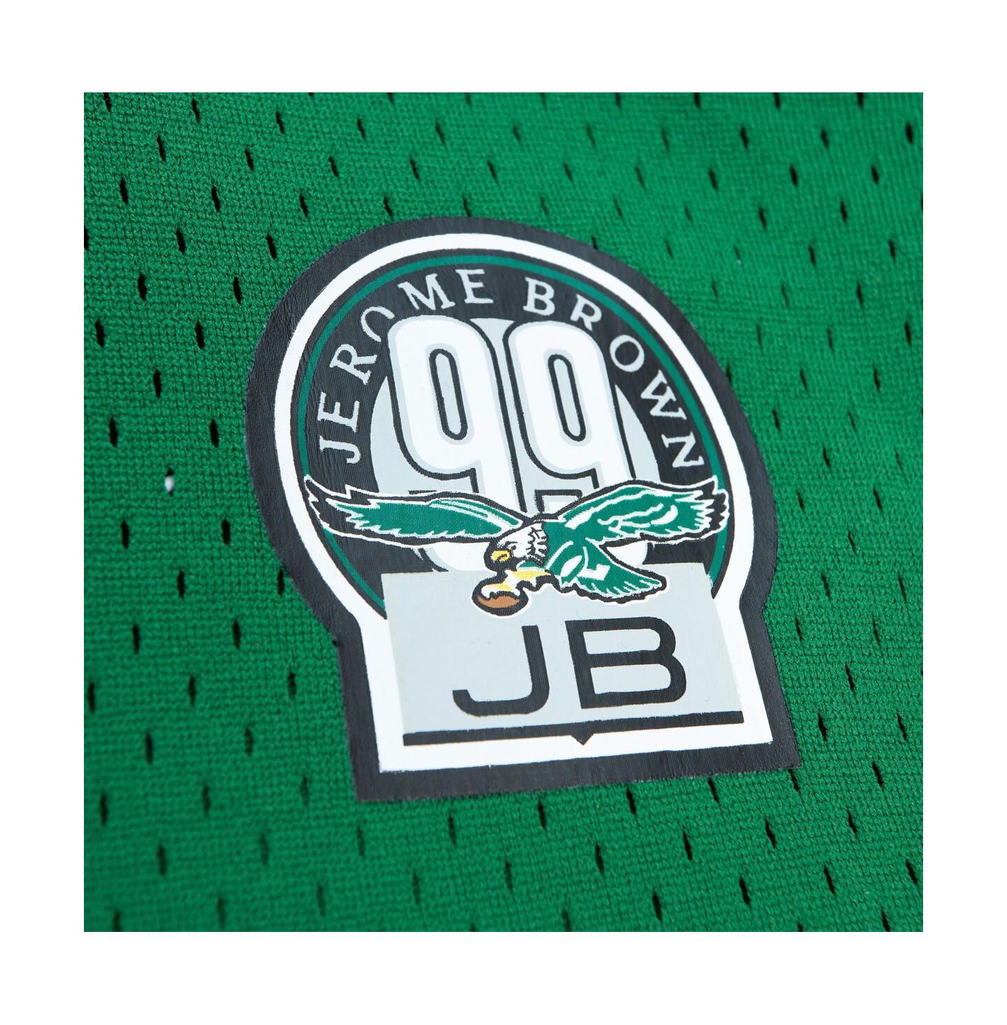 Мужской топ Mitchell & Ness Reggie White Kelly Green Philadelphia Eagles Retired Player Name & Number Mesh — фото 3
