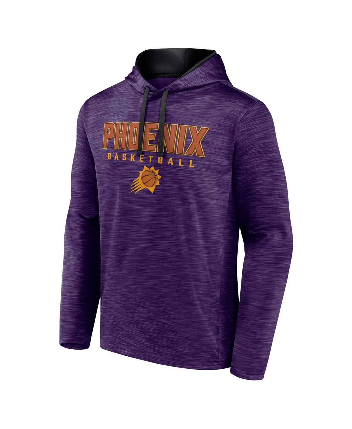 Men's FanaticsPhoenix Suns Fast Break Pullover Hoodie - Heather Purple