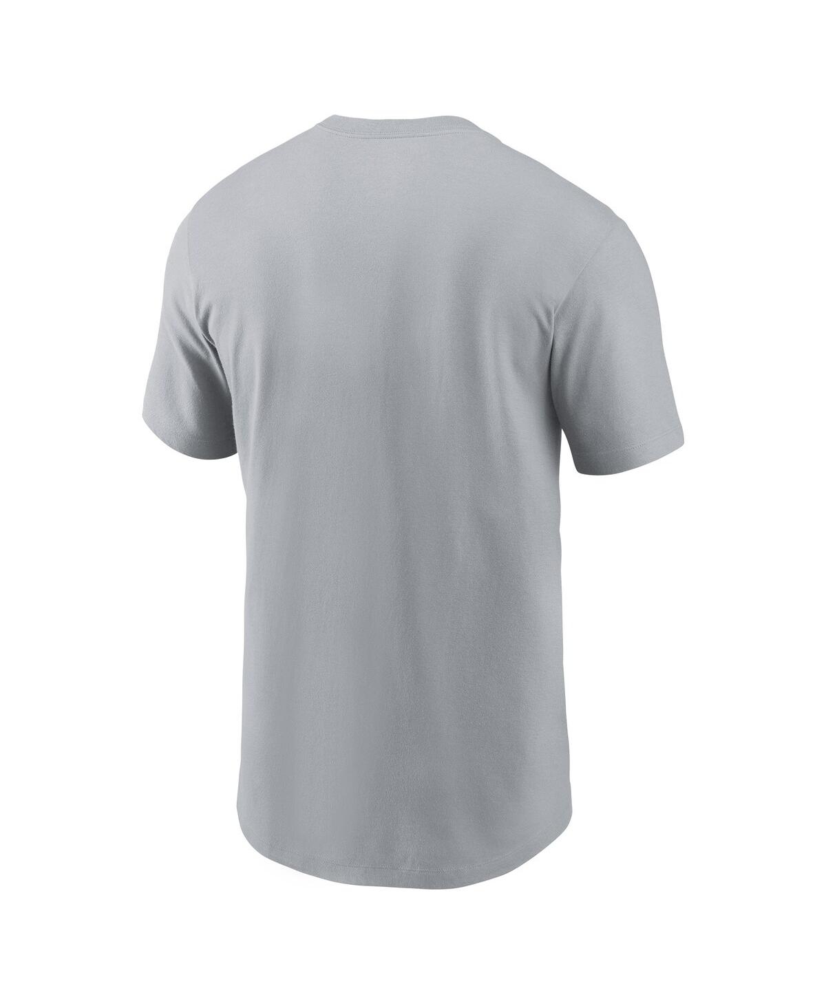 Men's NikeMiami Dolphins 2023 Nfl Playoffs Iconic T-shirt - Gray