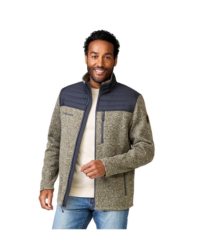 Free Country Men's Frore Sweater Knit Fleece Jacket Macy's