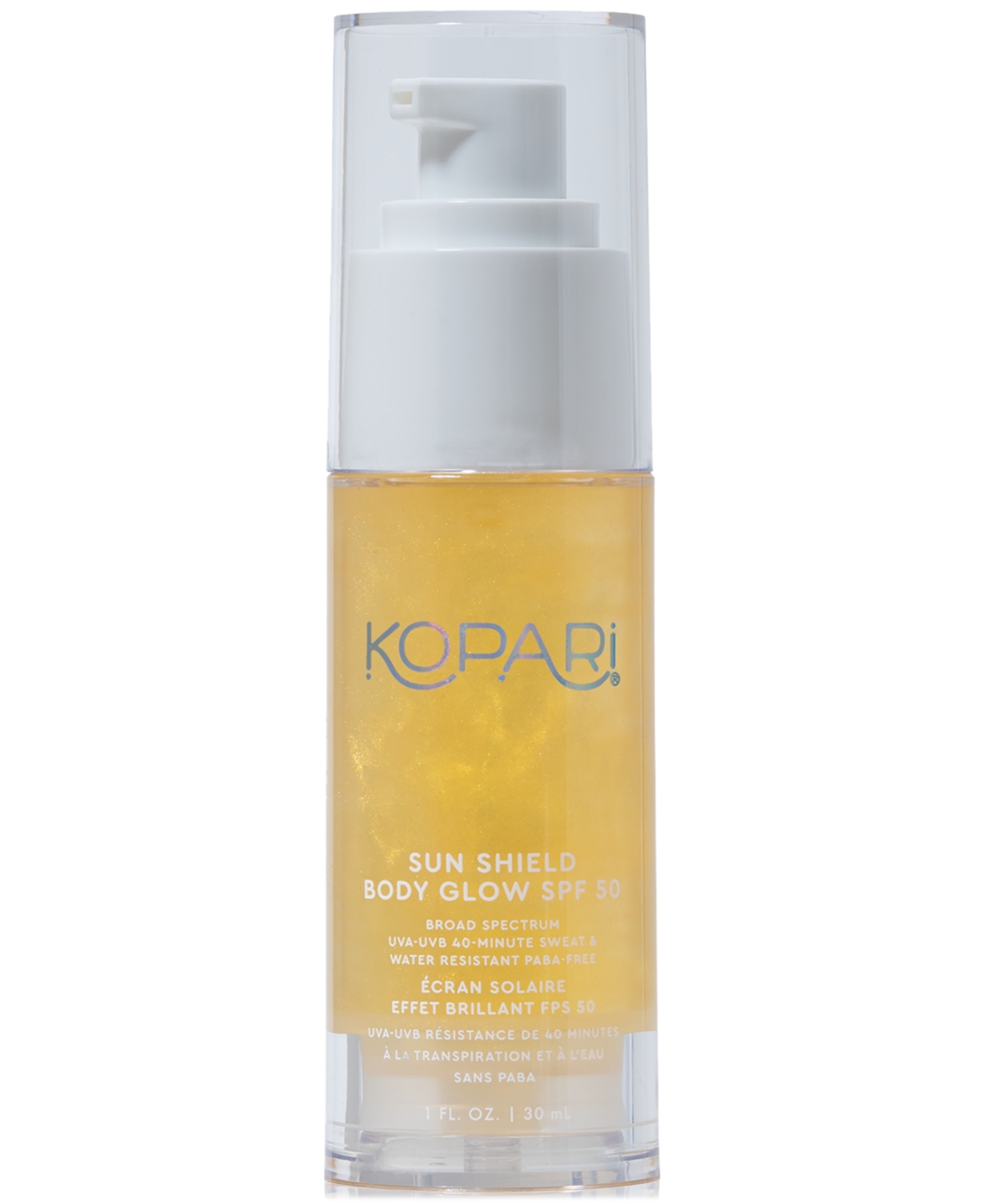 Shop Kopari Beauty Sun Shield Body Glow Spf 50, 1 Oz. In No Color