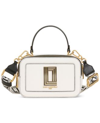 KARL LAGERFELD PARIS - Simone Small Harlow Leather Crossbody