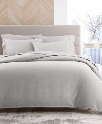 Hotel Collection Modern Crosshatch Comforter Sets Created For Macys In Charcoal