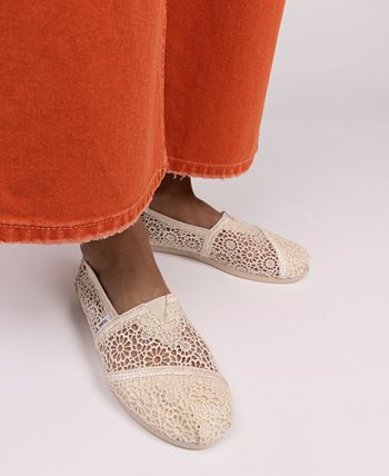 Toms natural store crochet women's classics